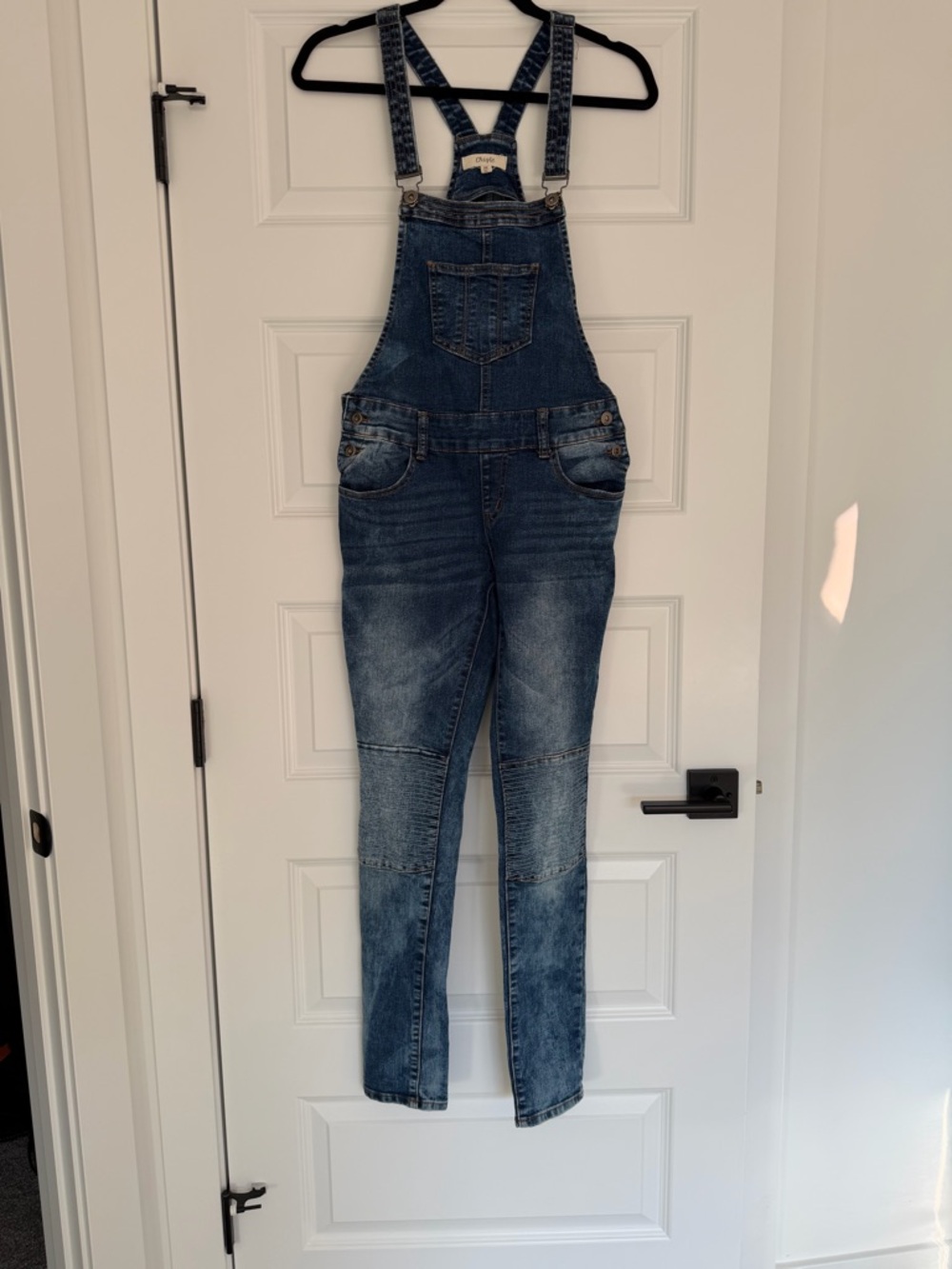 Dark Blue Denim Overalls - Women Jeans